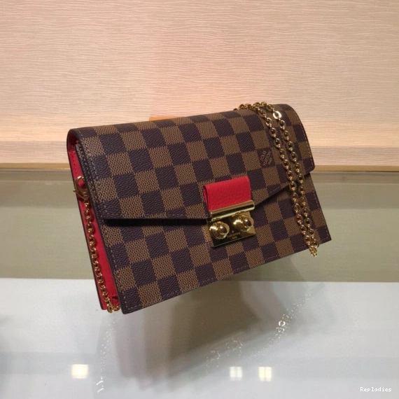 Fake Louis Bags CHAIN WALLET CROISETTE VUITTON LOUIS 0814